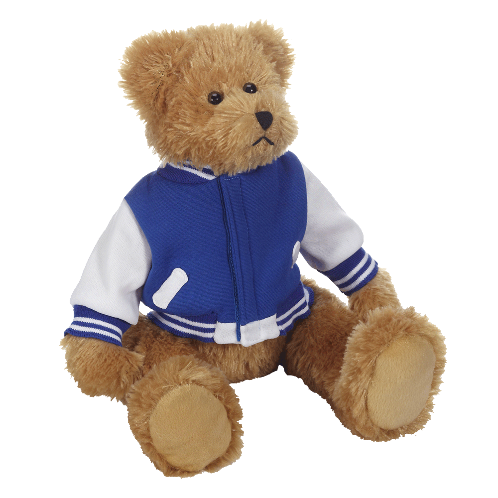 Cali Teddy Letterman Jacket  Cali Teddy Bear Varsity Jacket