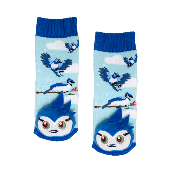 Messy Moose Socks, Baby Socks Blue Jay, 6 Pack