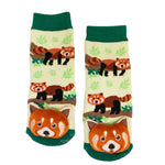 Messy Moose Socks, Baby Socks Red Panda, 6 Pack