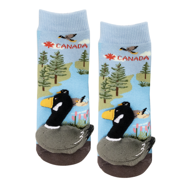Messy Moose Socks, Baby Socks Canada Goose Socks, 6 Pack