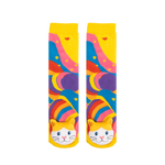 Messy Moose Socks, Cat Youth Socks 6 Pack