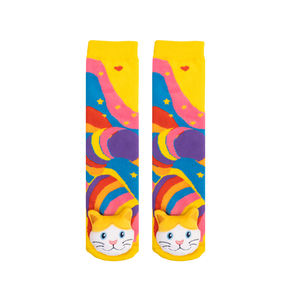 Messy Moose Socks, Cat Youth Socks 6 Pack