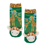 Messy Moose Socks, Giraffe, 6 Pack