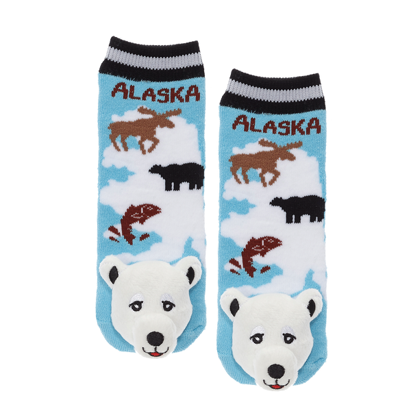 Messy Moose Socks, Alaska, 6 Pack